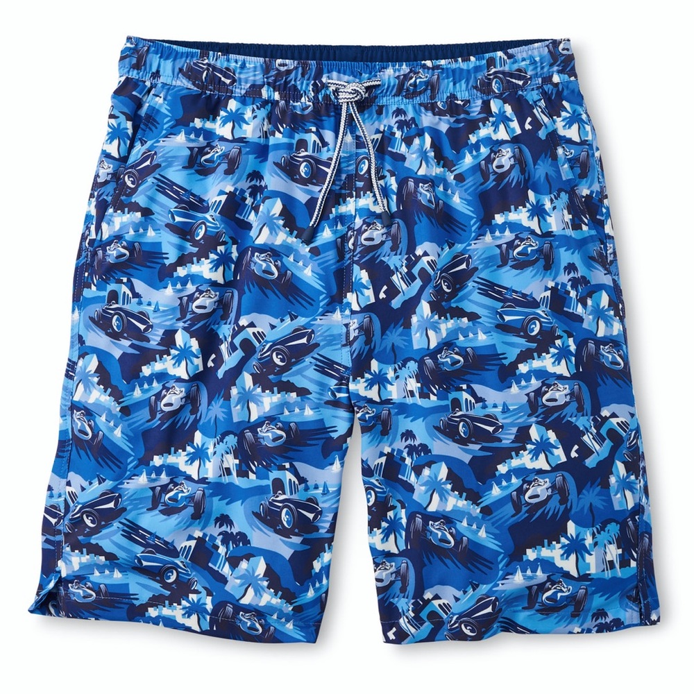 Peter Millar Monaco Madness Swim Trunks, Size XL